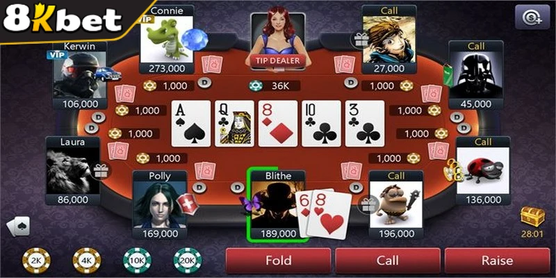 Poker được mệnh danh là vua của game bài không thể thiếu tại sòng bạc