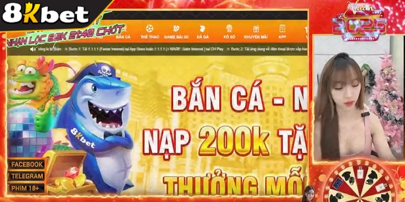 Mega Live tổ chức trên website của nhà cái hoặc thông qua trang fanpage